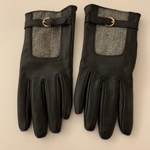 Pleather gloves